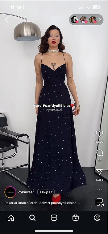 puantiyeli elbise (öyküwear)