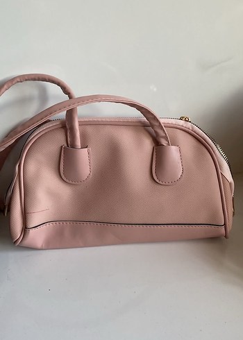 Zincir Detaylı Altın Renk Kadın El Çantası - Görsel 7