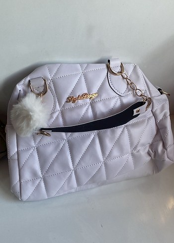 Zincir Detaylı Altın Renk Kadın El Çantası - Görsel 20