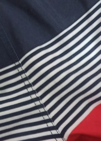 Kırmızı Fermuarlı Erkek Midi Mayo - Görsel 3