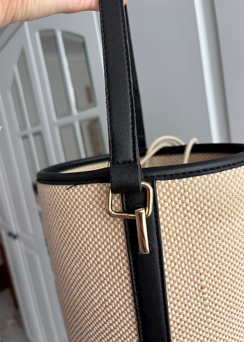 Bej Yılan Desenli Kadın Omuz Çantası - Görsel 5