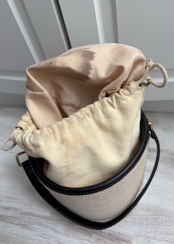 Bej Yılan Desenli Kadın Omuz Çantası - Görsel 4