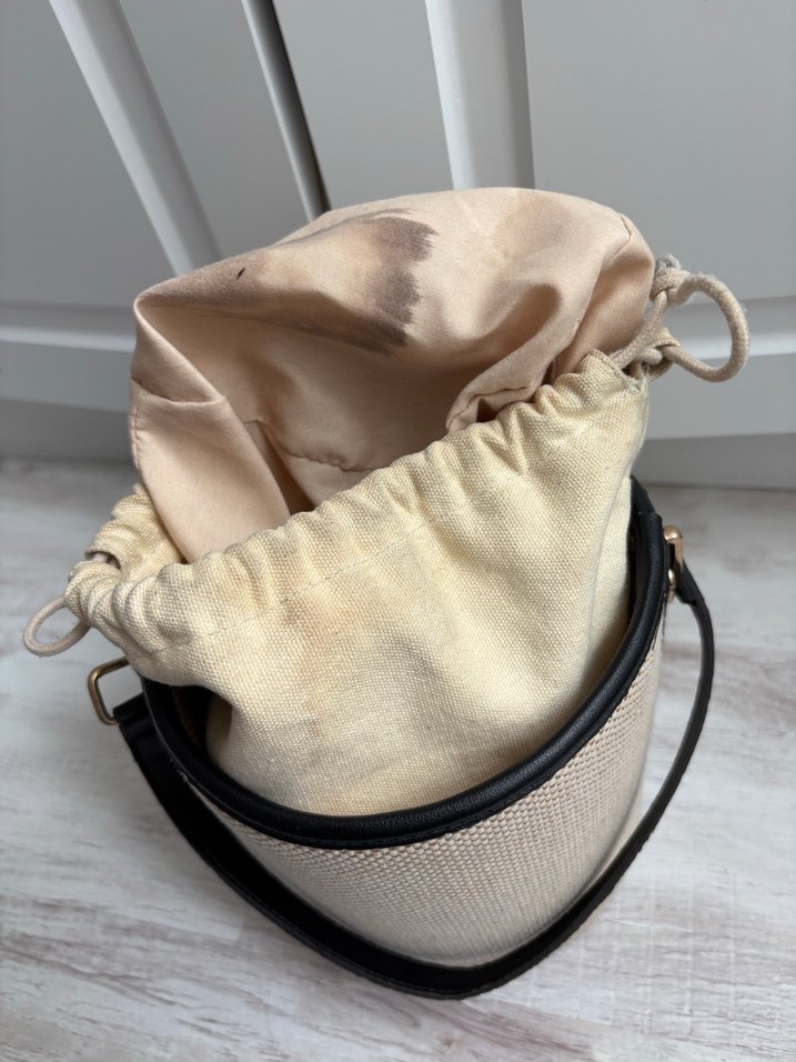 Bej Yılan Desenli Kadın Omuz Çantası - Görsel 4