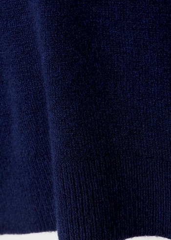 Kadın Lacivert Uzun Kollu Triko Kazak - Görsel 3