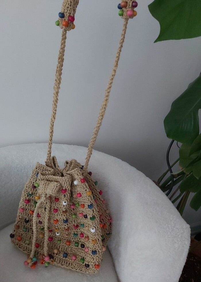 Kağıt ip kese/torba çanta - Görsel 2