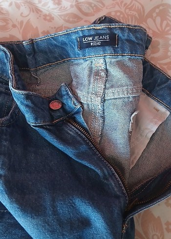 LC Waikiki Gri Mavi Midi Boy Kadın Denim Pantolon