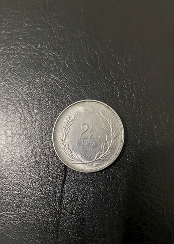 2.5 lira 1977 yapımı