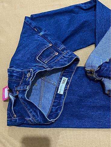 34 Beden lacivert Renk Zara jean kot bayan w:24