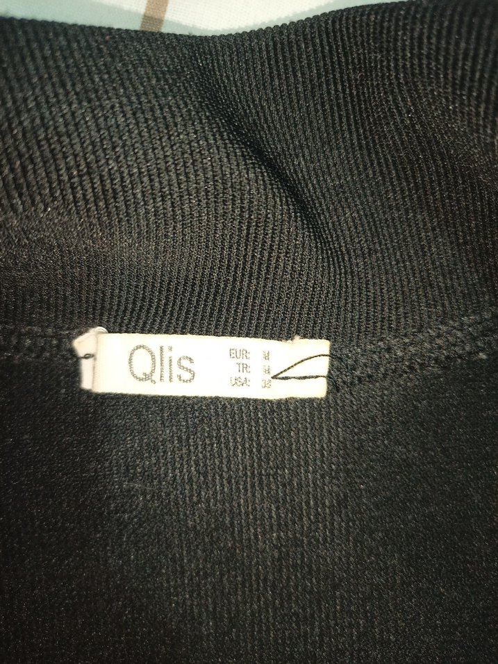 Siyah Fermuarlı Gotik Kadın Ceket - Görsel 4