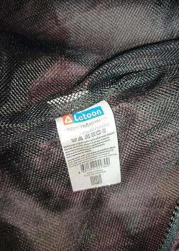 Bordo Fermuarlı Kadın ceket yağmurluk - Görsel 7