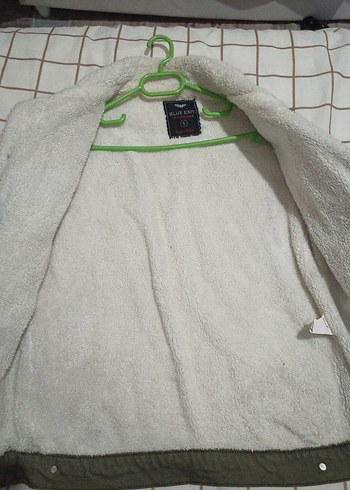 Düğmeli Regular Fit unisex haki yeşili Ceket - Görsel 6