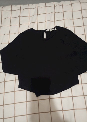 Siyah Kadın Sade Bisiklet Yaka Kazak - Görsel 2