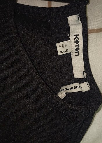 Siyah Kadın Sade Bisiklet Yaka Kazak - Görsel 5