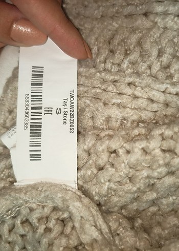 Bej Bohem Tarzı Örgü Kadın Kazak, süveter - Görsel 3