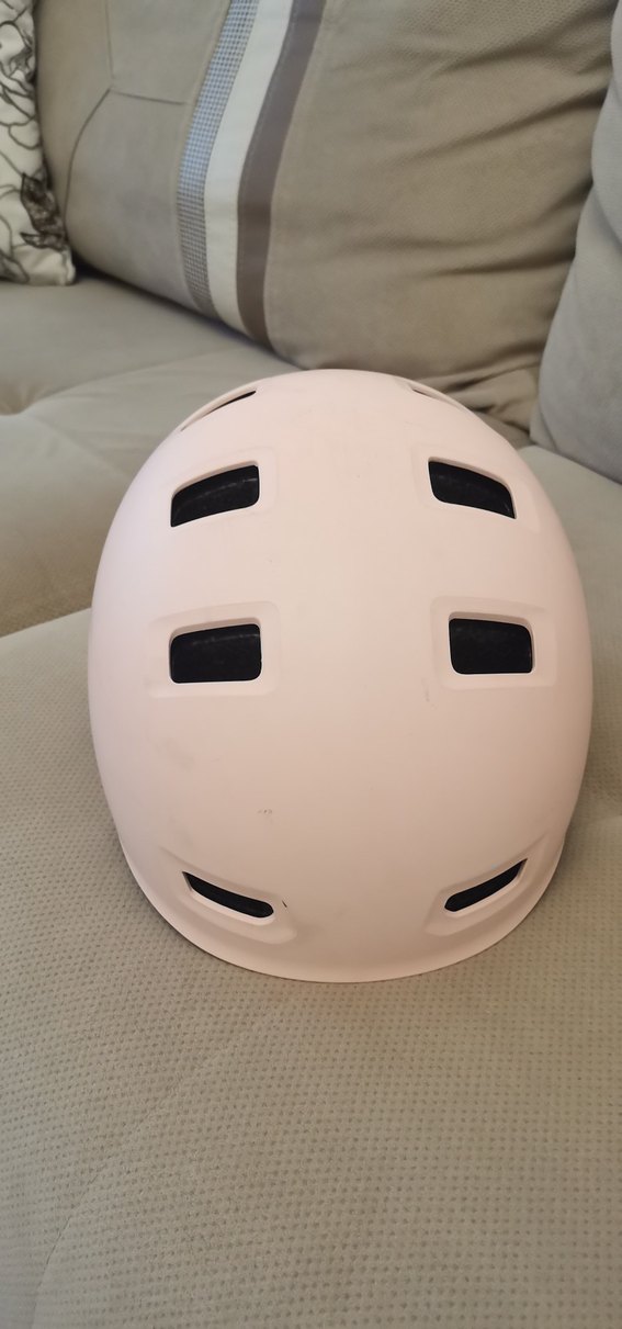 Beyaz Biker Tarzı skutur Kaskı kiz cocuk icin - Görsel 3