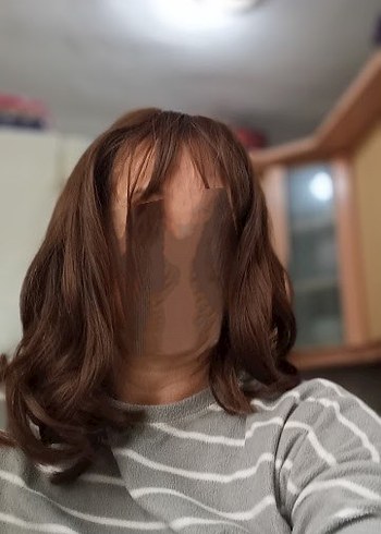 rengi çok güzel dolgun peruk - Görsel 3