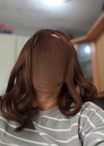 rengi çok güzel dolgun peruk - Görsel 4