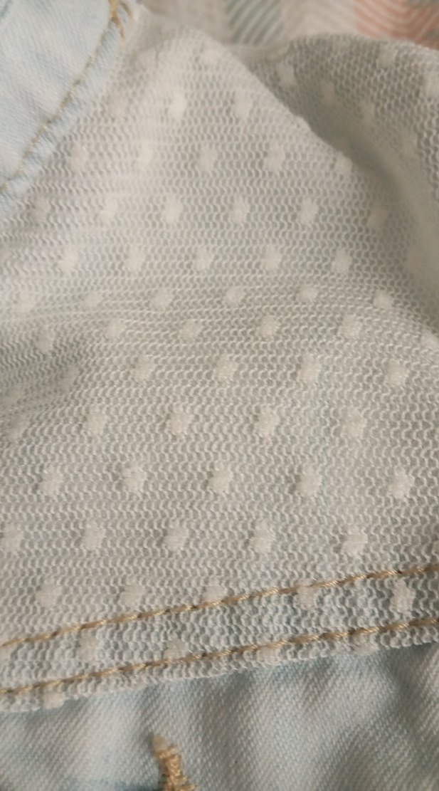 Kızlar için Beyaz Denim Düğmeli Yelek - Görsel 2