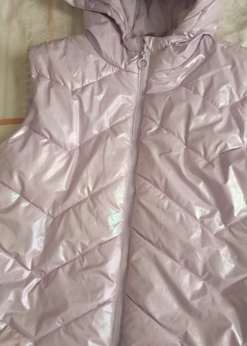 Kız Çocuk Pembe Fermuarlı Mont - Görsel 2