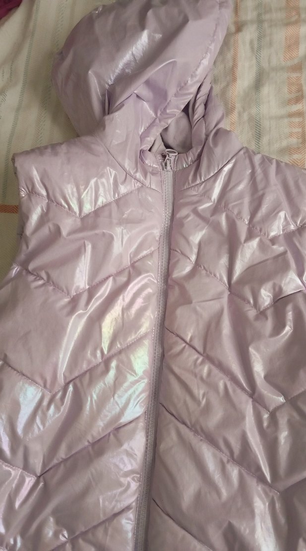 Kız Çocuk Pembe Fermuarlı Mont - Görsel 3