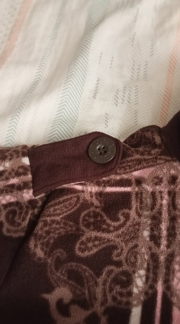 Düğmeli Kahverengi Desenli Kadın Ceket - Görsel 5