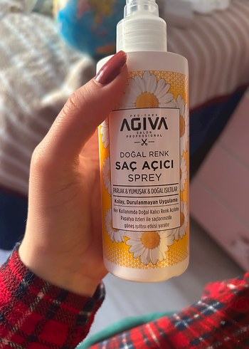 Agiva Doğal Renk Saç Açıcı Sprey - Görsel 3