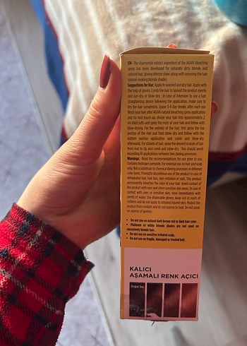 Agiva Doğal Renk Saç Açıcı Sprey - Görsel 2