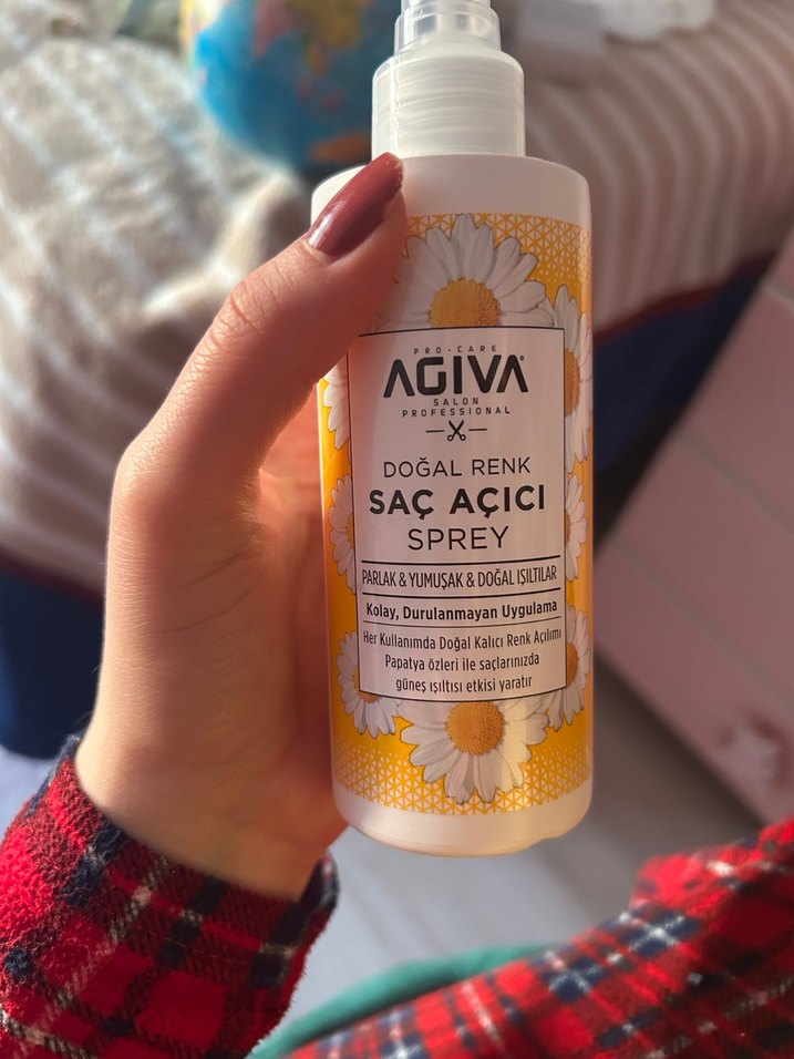 Agiva Doğal Renk Saç Açıcı Sprey - Görsel 3