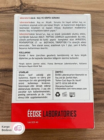 MAC Eeose kaş kirpik serum
