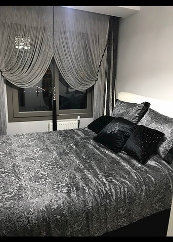 Siyah YATAK ÖRTÜSÜ - Görsel 2