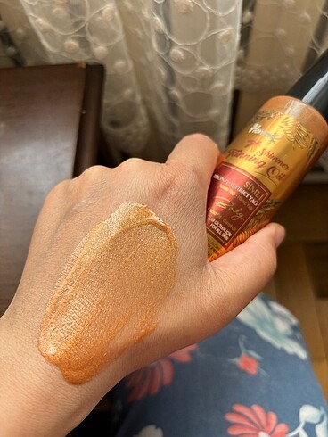 Beden Renk Bitkisel simli bronzlaştırıcı güneş kremi+Yüksek koruyucu
