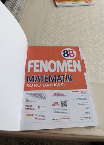 Beden Fenomen Matematik Soru Bankası 8B