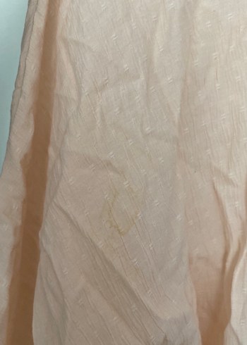 m Beden Bej Pastel Renkli Keten Gömlek