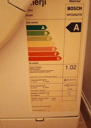 Bosch çamaşır makinası