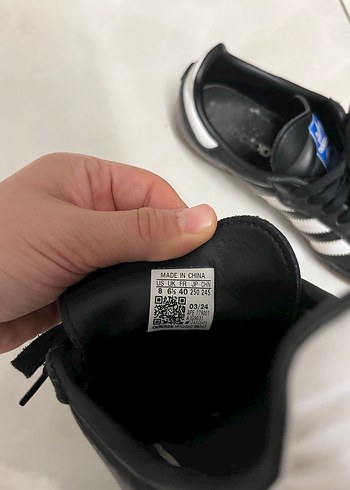 40 Beden siyah Renk Siyah Adidas Samba Kadın Spor Ayakkabı