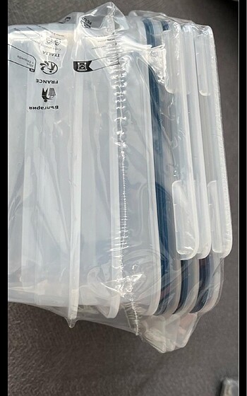  Beden Ikea 3 lü saklama kabı sıfır 1lt