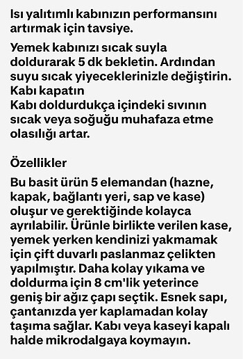  Beden siyah Renk Sıfır yemek termosu 0,8 litre