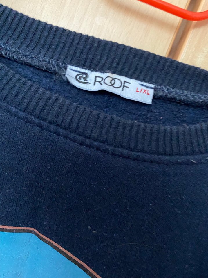 Mavi Baskılı Rahat Kesim Kadın Sweatshirt - Görsel 4