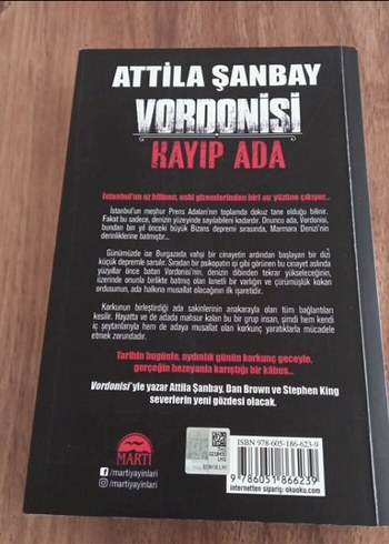 Attila Şanbay - Vordonisi Kayıp Ada Romanı