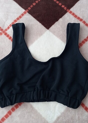 Askılı sırt dekolteli crop