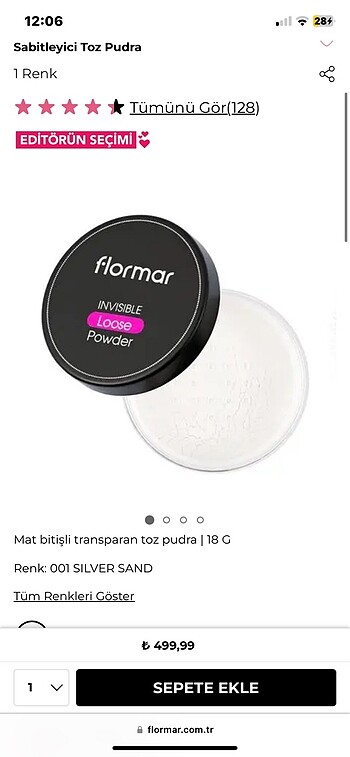 Flormar invisible pudra