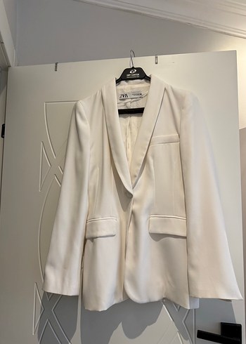 Zara Blazer Ceket Beyaz