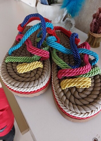 Hasır sandalet - Görsel 5