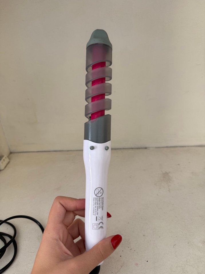 Renkli Pembe Saç Şekillendirici - Görsel 5