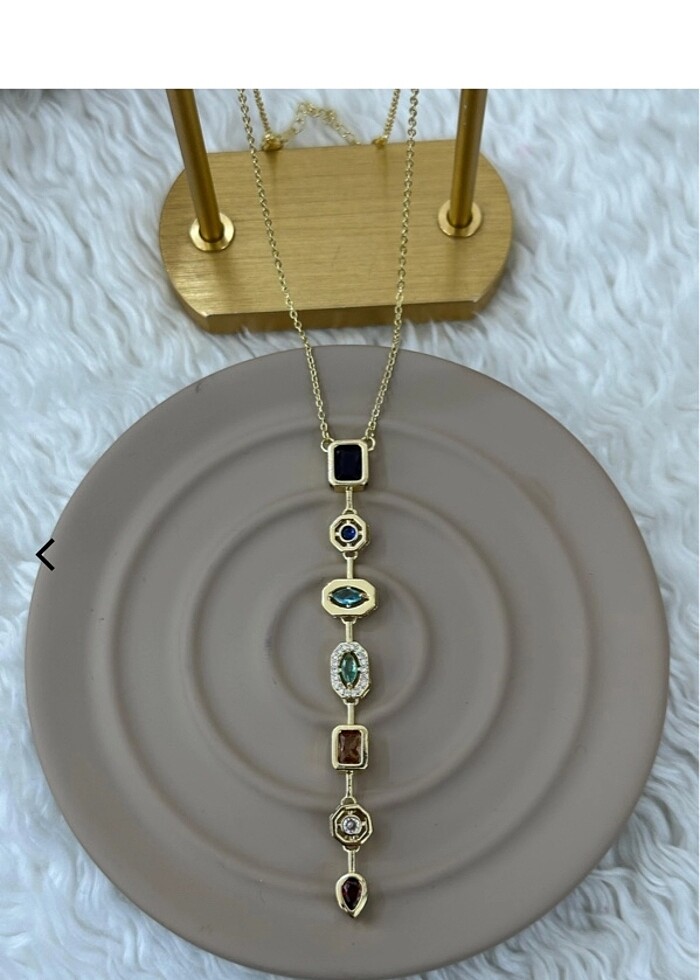 Gold ÇELİK Y kolye - Görsel 4