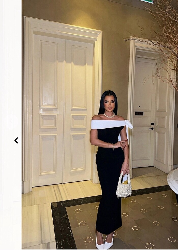 Fiyonk detaylı elbise - Görsel 3