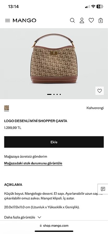 Mango çanta