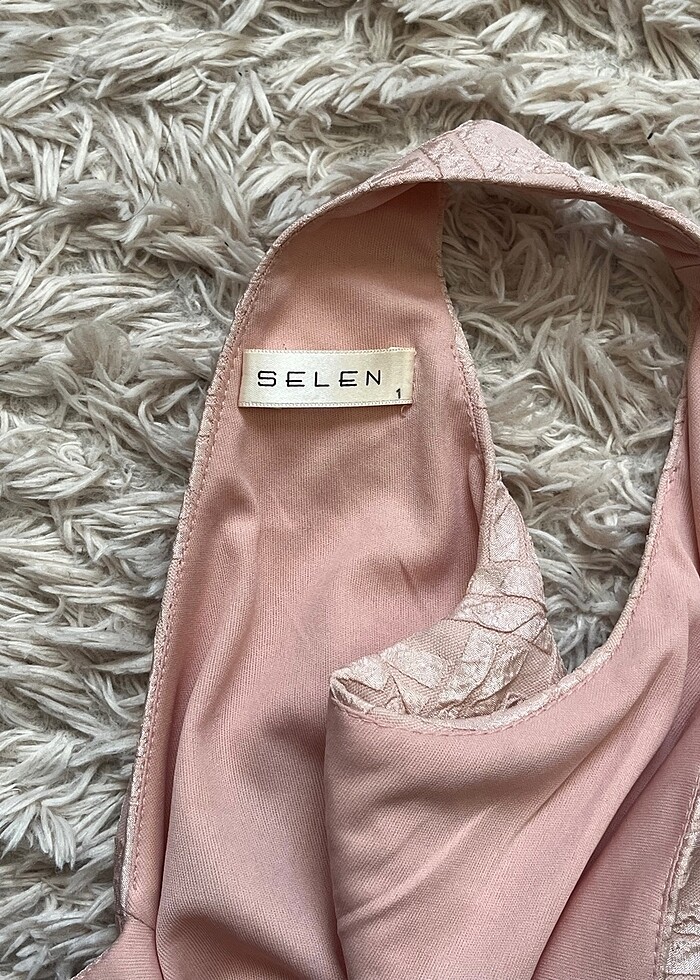 Kadın toz pembe mini elbise - Görsel 4