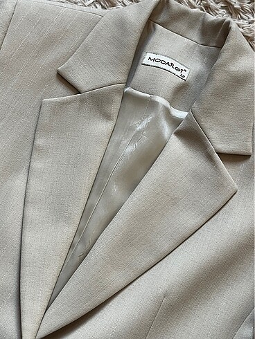 Kadın şık takım elbise ceketi blazer ceket - Görsel 3