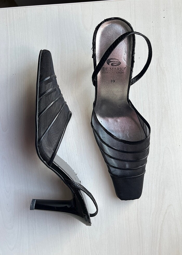 Kadın şık topuklu ayakkabı - Görsel 2